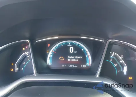 2018 Honda Civic Ex-T from USA, damaged, VIN JHMFC1F31JX027384